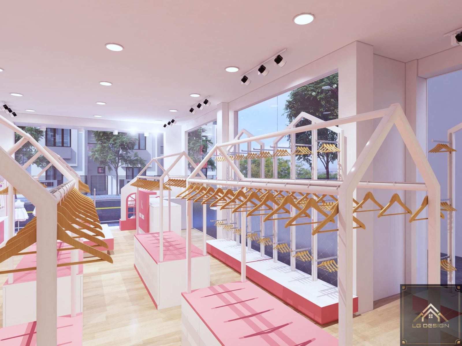 Thiết Kế Shop Thời Trang Kim Baby