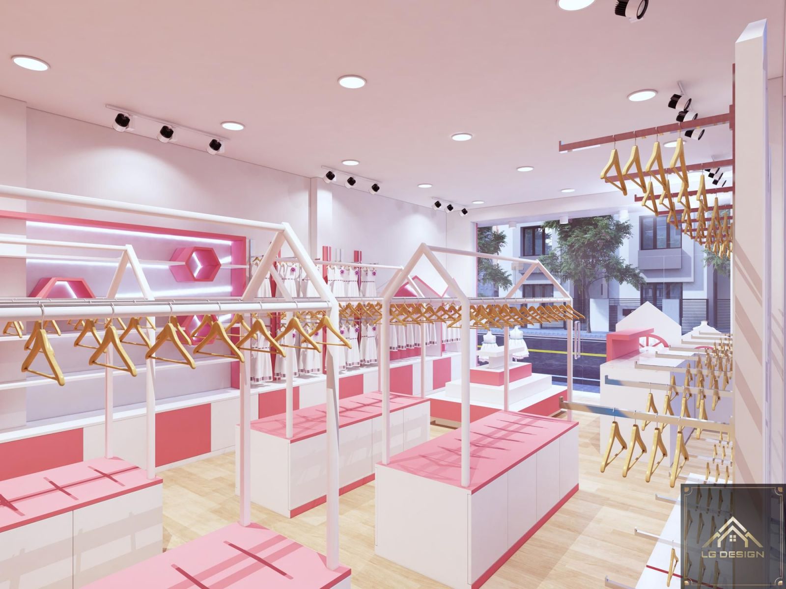 Thiết Kế Shop Thời Trang Kim Baby