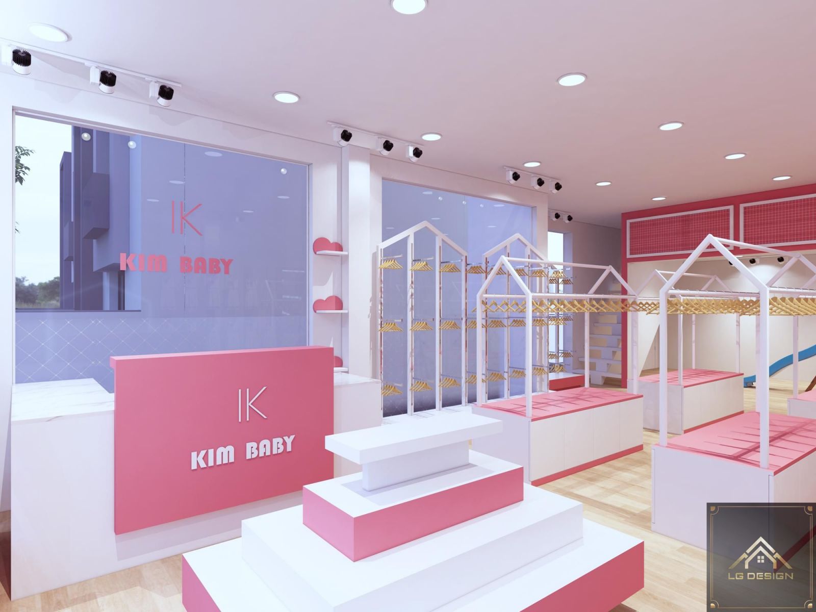 Thiết Kế Shop Thời Trang Kim Baby