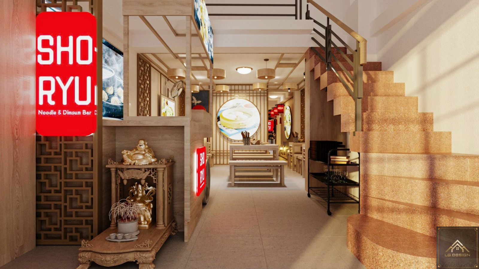 Thiết Kế Nhà Hàng Mì Cay Nhật Bản