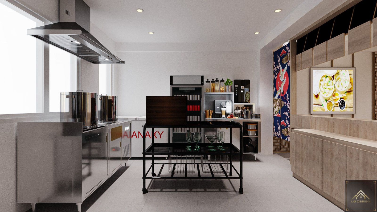 Thiết Kế Nhà Hàng Mì Cay Nhật Bản