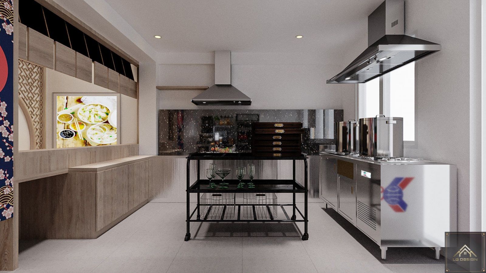 Thiết Kế Nhà Hàng Mì Cay Nhật Bản