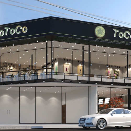 Thiết kế quán trà sữa TocoToco 